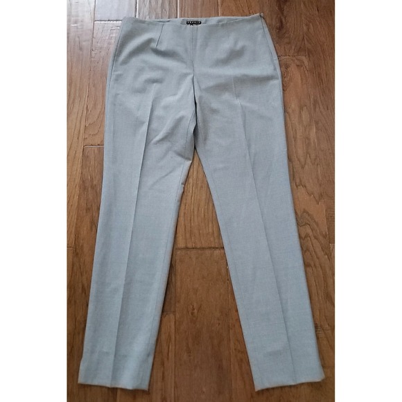 NWT Theory Women's Belisa Sevona Light Heather Dress Pants Sz 12 34x29 MSRP $240 - Picture 1 of 5